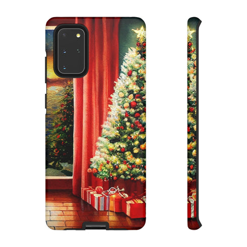 Christmas Tree in Cozy Holiday Home - Impact Resistant Phone Case Samsung Galaxy S20+ Matte